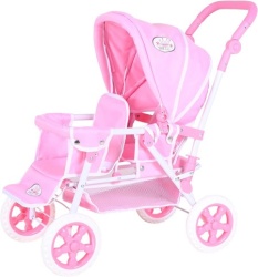 Knorrtoys kolica big twin princess white rose ( 166389 )