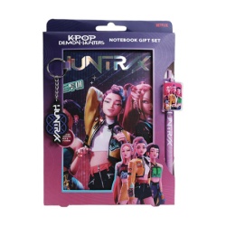 Kpop Huntr/X lila notes sa olovkom i priveskom ( 1047421 )