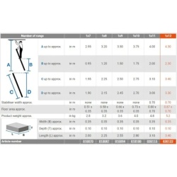 Krause Corda Prislone Merdevine 12 Gazišta 3,35m ( 1118 ) -1