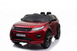 Land Rover Discovery Licencirani Auto na akumulator sa kožnim sedištem i mekim gumama - Crveni - Img 3