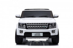 Land Rover Discovery Licencirani Dvosed sa kožnim sedištima i mekim gumama - Beli - Img 4