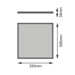 Ledvance LED panel 4u1 32W dnevno svetlo ( 4058075699588E )-2