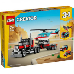 Lego creator flatbed truck with helicopter ( LE31146 )  - Img 2