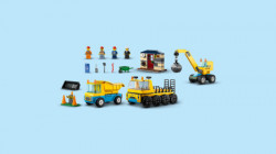 Lego Građevinski kamioni i kran sa kuglom ( 60391 ) - Img 11
