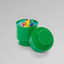Lego kutija za odlaganje, okrugla (1) tamno zelena ( 40301734 ) - Img 1