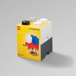 Lego kutije za odlaganje set (4 kom): crna, siva, bela ( 40150003 ) - Img 2