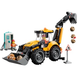 Lego Žuti bager-utovarivač ( 60480 )-9