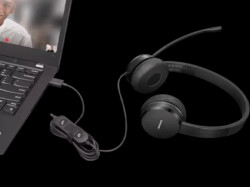 Lenovo stereo/USBn/4XD1K18260/Kontrole na kablu/crna slušalice ( 4XD1K18260 ) - Img 2