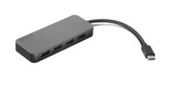Lenovo usb-c to 4 port usb-a hub, 4x90x21427 ( 0001427082 )