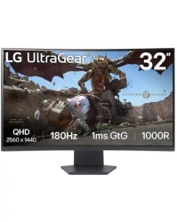 LG 32gs60qc-b  2560x1440/qhd/180hz/va/1ms/2x hdmi/dp/amd freesync Monitor 32 -1