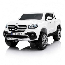Licencirani automobil na akumulator - Mercedes - Benz X Class 4 x 4 Dvosed - Beli ( SM-26303B )