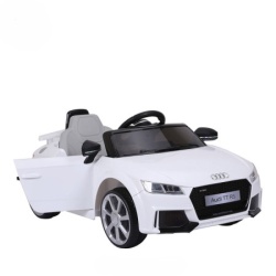  Licencirani dečiji automobil na akumulator AUDI TT Roadster (12V), LED Svetla - Beli ( SM-24007C )-2