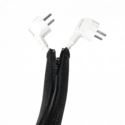 LogiLink fleksibilna zaštita za kablove sa rajfešlusom 2m x 50mm crna ( 1463 ) - Img 3