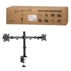 Logilink nosač za 2 monitora, 17-32", čelik, 360°, VESA 75 i 100 ( 5642 )-2