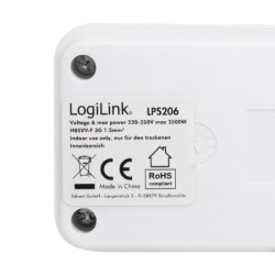 Logilink produžni kabl 3 mesta, prekidač, 1.5m, beli ( 5513 )-3