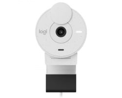 Logitech Brio 300 Full HD Webcam bela  - Img 2