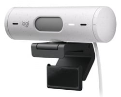 Logitech Brio 500 Full HD Webcam bela  - Img 2