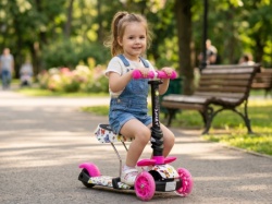 Lorelli trotinet smart pink butterfly ( 10390020021 )