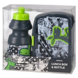 Lunch box kutija za užinu i flašica apollo dečak set ( 140946 )