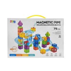 Magnetne kocke staza za loptice 75 kom ( ITT39606 )