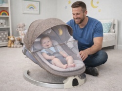Marsi muzička ljihalica za bebe 603 bež