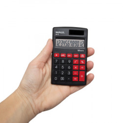 Maul džepni kalkulator M 12, 12 cifara crna ( 05DGM1012B ) - Img 5