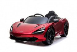 McLaren 720s Licencirani Auto na akumulator Model 272-1 - Metalik crveni sa kožnim sedištem i mekim gumama - Img 2