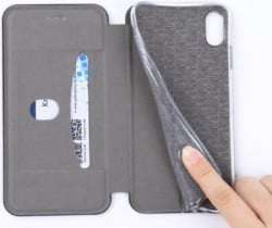 MCLF11-IPHONE 11 Pro Futrola Leather FLIP Blue - Img 2