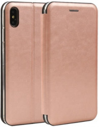 MCLF11-IPHONE XS Max * Futrola Leather FLIP Rose (149) - Img 1