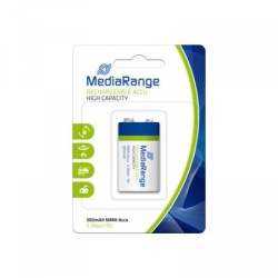 MediaRange MRBT124 punjive baterije NiMH Accu E-Block 6HR61/HR22|9V ( 1249V )-1