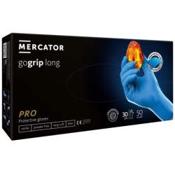Mercator medical jednokratne rukavice gogrip long plave bez pudera veličina xl ( rp3003100xl )