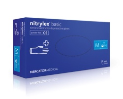 Mercator medical jednokratne rukavice od nitrila nitrylex basic veličina m ( rd301050m )