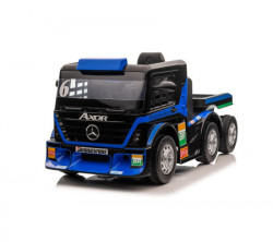 Mercedes dečiji kamion sa prikolicom na akumulator 283 plavi - Img 4