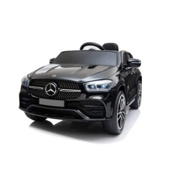 Mercedes GLE 450 AMG - Crni Licencirani Auto na akumulator sa kožnim sedištem i mekim gumama - Img 9