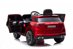 Mercedes GLE 450 AMG - Crveni Licencirani Auto na akumulator sa kožnim sedištem i mekim gumama - Img 8