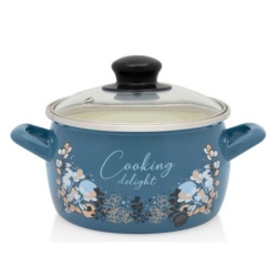 Metalac duboka šerpa Cooking Delight 16cm/2,2lit plava ( 365573 )