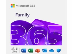 Microsoft Retail Microsoft 365 Family FY25H2 / 32bit/ 64bi Licenca t/ English/ 6 korisnika/ 1 godina ( EP2-32329 )