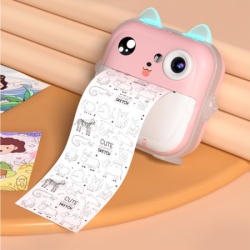 Mini camera printer q5 pink ( R2280 )-6