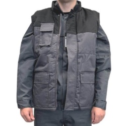 Monsun Prsluk klasik m415 sivo-crni vel.xxxl ( 60753 )