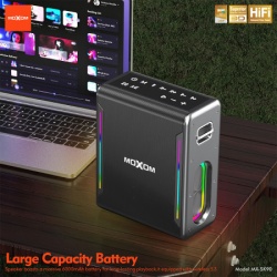 Moxom mx-sk90 sa dva mikrofona crni Zvucnik bluetooth  ( ZV1118 )-2