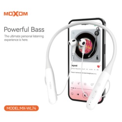 Moxom Slusalice bluetooth mx-wl74 bele ( SL1559 )-6