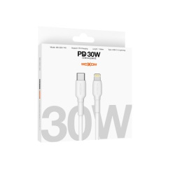 Moxom Usb data kabal mx-cb77 pd 30w type-c na lightning beli ( U2200 )-5