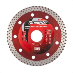 MTX 731229 Dijamantska rezna ploča za keramiku 115mm x 22,2mm , za suvo i mokro sečenje ( MTX 731229 )