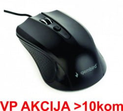 MUS-4B-01 ** Gembird Opticki mis 800-1200Dpi 4-button black 99mm USB (200) - Img 3