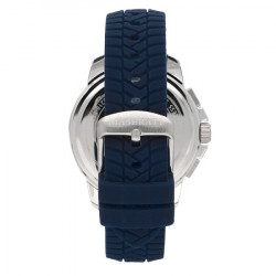 Muški maserati successo beli srebrni sportski ručni sat sa plavim silikonskim kaišem ( r8871621013 ) - Img 5