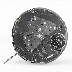 Muški vostok europe almaz crni hronograf ručni sat sa crnim kožnim kaišem ( 6s11/320c260 ) - Img 2