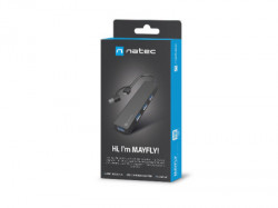 Natec Mazflz USB 3.0 Hub, 4-Port, USB Type-C adapter ( NHU-2023 )  - Img 2