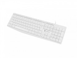 Natec Nautilus slim multimedia keyboard US, white ( NKL-1951 ) - Img 2