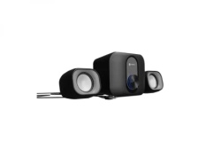 Natec PUG, Stereo Speakers 2.1, 11W RMS (Subwoofer 5W, Satellites 6W), USB power, 3.5mm Connector, Black ( NGL-2111 ) -4