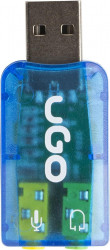 Natec UGO, USB sound card 5.1Ch, 44.1 kHz, 16-bit ( UKD-1085 )  - Img 1